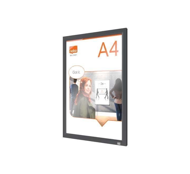 portaposter nobo impression pro a4 m/clip graf