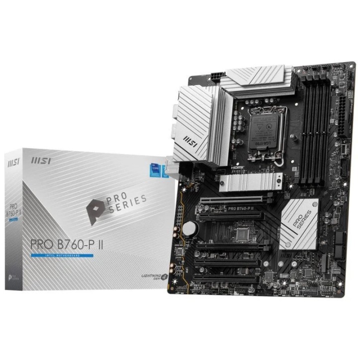 msi placa base msi 1700 pro b760   p ii ddr5 atx