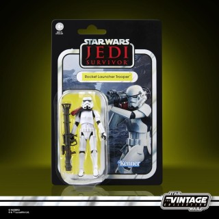 hasbro figura hasbro star wars the vintage collection jedi survivor rocket launcher trooper
