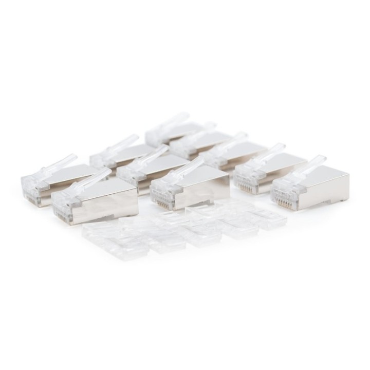 nanocable conector rj45 8 hilos ftp cat.6 10 uds