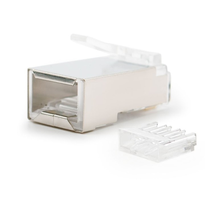 nanocable conector rj45 8 hilos ftp cat.6 10 uds
