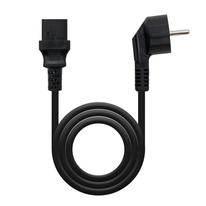 nanocable cable alimentacion  cpu, cee7/m c13/h, 1