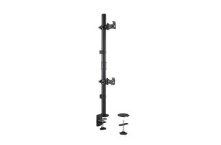 kensington brazo vertical para dos monitores  2 pantallas horizontal de hasta 32 y 29 en vertical  k