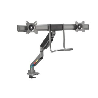 kensington brazo para dos monitores smartfit ergo con barra transversal y asa hasta 32 pulgadas kens