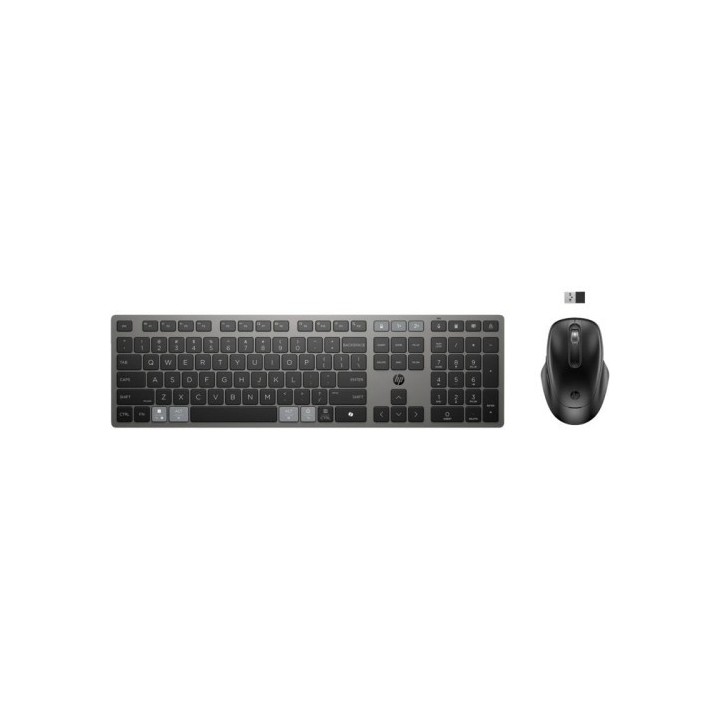 hp hp combinacion de teclado y raton inalambricos recargables multidispositivo 725