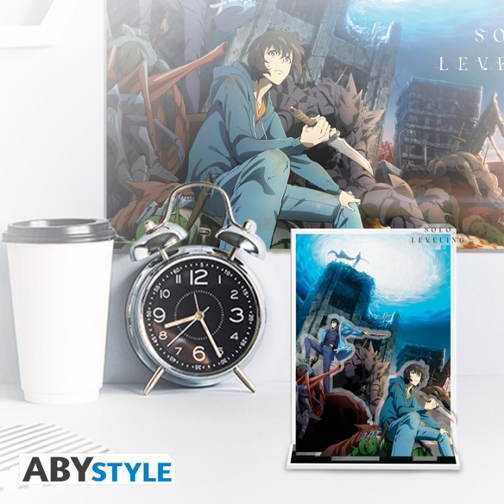 abystyle figura acrilica solo leveling diorama temporada 1