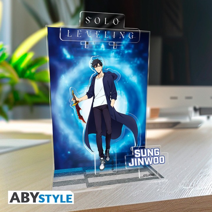 abystyle figura acrilica solo leveling diorama jinwoo portal
