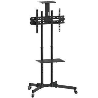 equip soporte de suelo con ruedas equip para pantalla de 37 pulgadas    70 pulgadas   fijo max vesa