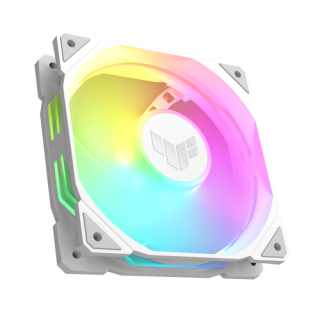 asus asus tuf gaming tr120 argb reverse 1 pack white carcasa del ordenador refrigerador de aire 12 c