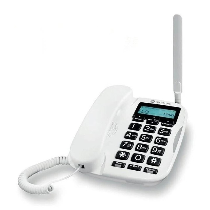 motorola fw500 telefono fijo + 4g + bateria emerge