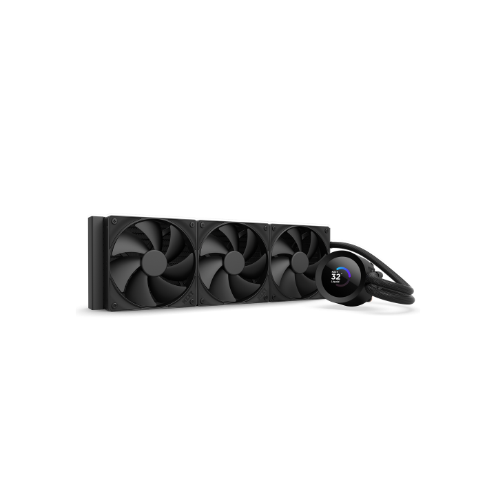 nzxt nzxt kraken plus 360 procesador sistema de refrigeracion liquida todo en uno 12 cm negro