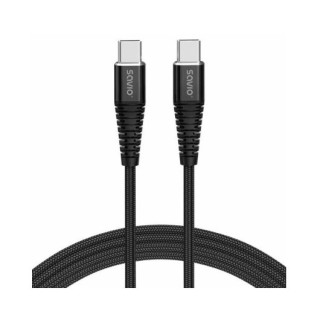 cable usb c a usb c savio 5a 2m cl 160 negro power delivery y quick charge  100w cable 2m