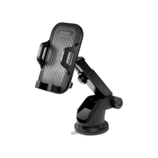 soporte coche savio black ch 04 universal estable montaje ventosas