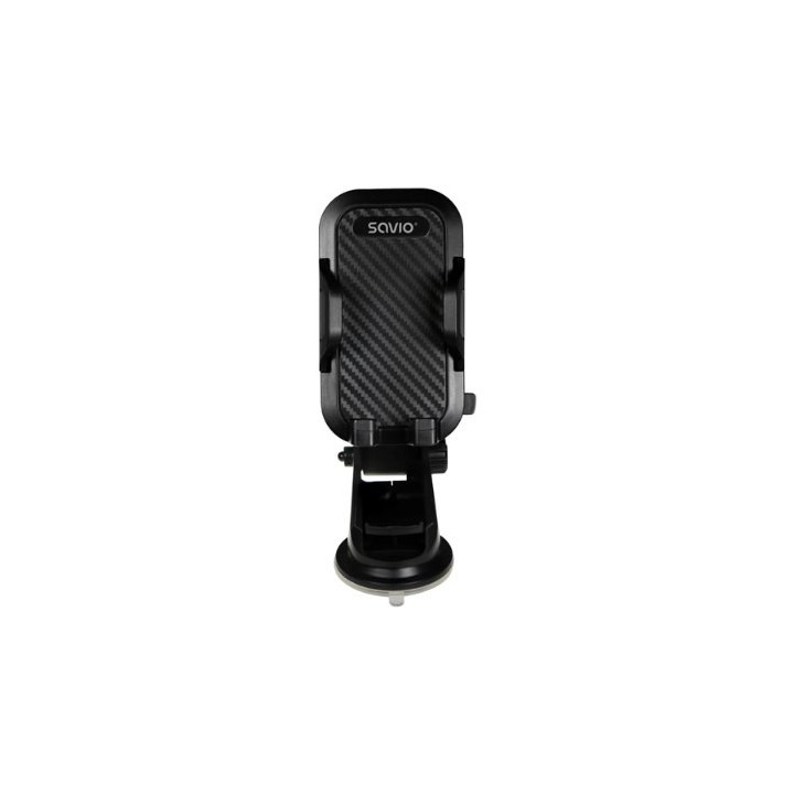 soporte coche savio black ch 04 universal estable montaje ventosas