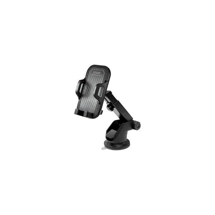 soporte coche savio black ch 04 universal estable montaje ventosas