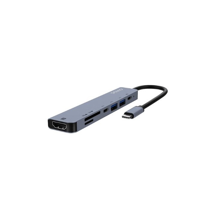 hub savio 7en1 usb c  ak 82 plug