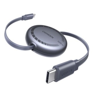 ugreen ugreen usb c to usb c pd fast charging retractable cable 100w max 1m