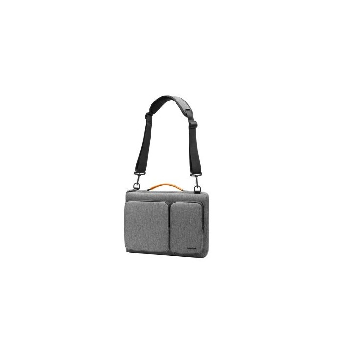 maletin portatil 16  tomtoc defender a42 gray incluye asa de hombro refuerzo cornerarmor
