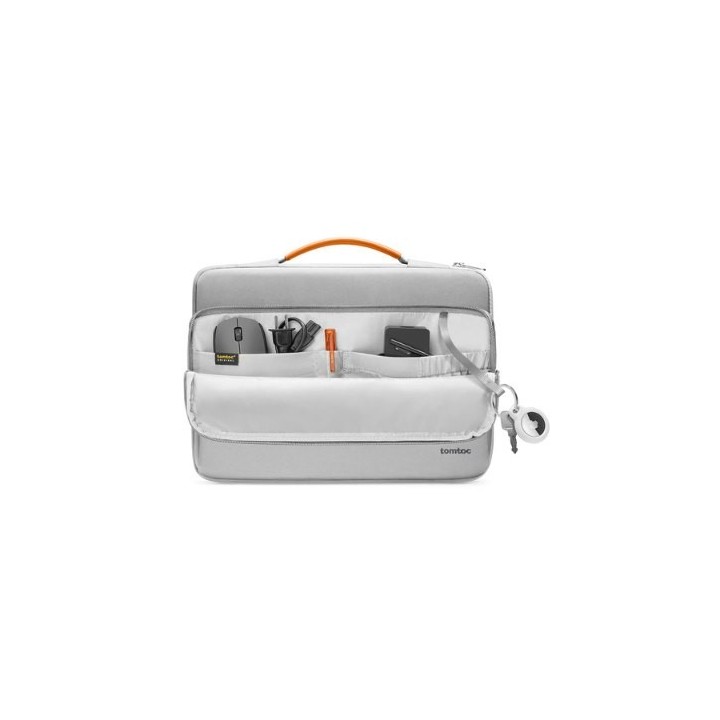 maletin portatil 14.4  tomtoc defender a14 gray refuerzo cornerarmor