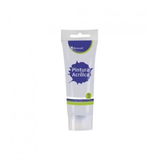 bismark bote pintura acrilica 75 ml plata bismark 328529