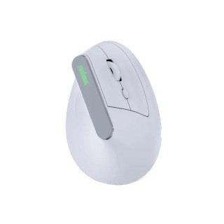nilox raton wir vertical rec. silen 1600dpi blanco