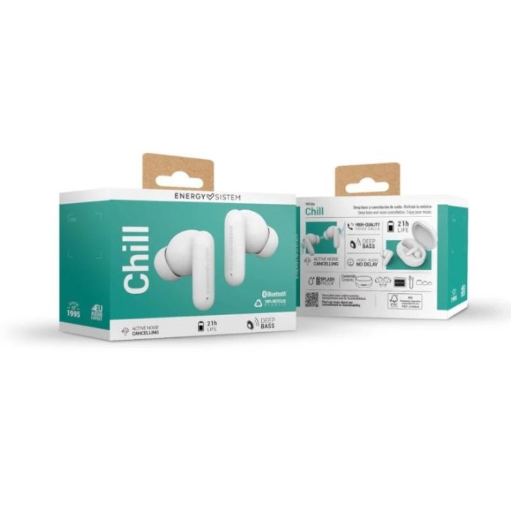 energy sistem auriculares chill anc white