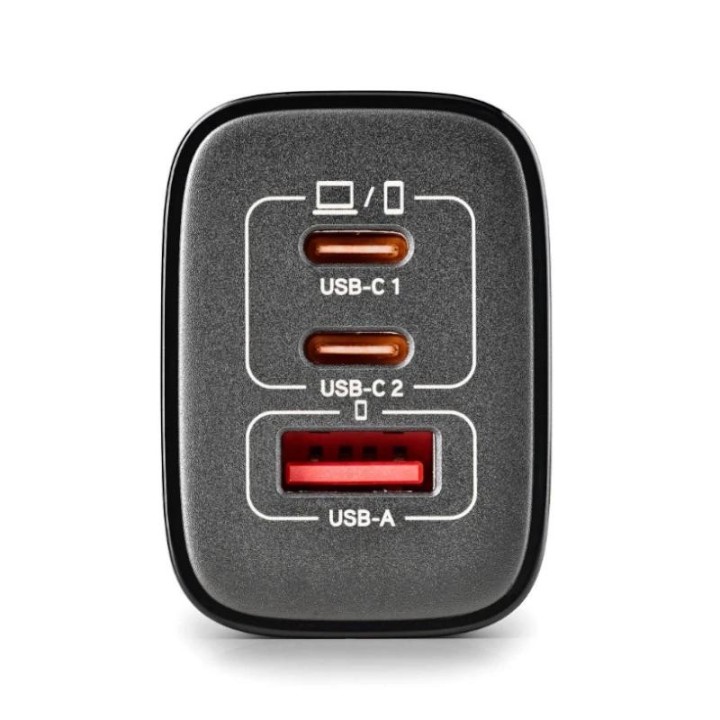 ngs cargador gan ultrarapido 65w usb c+ usb a