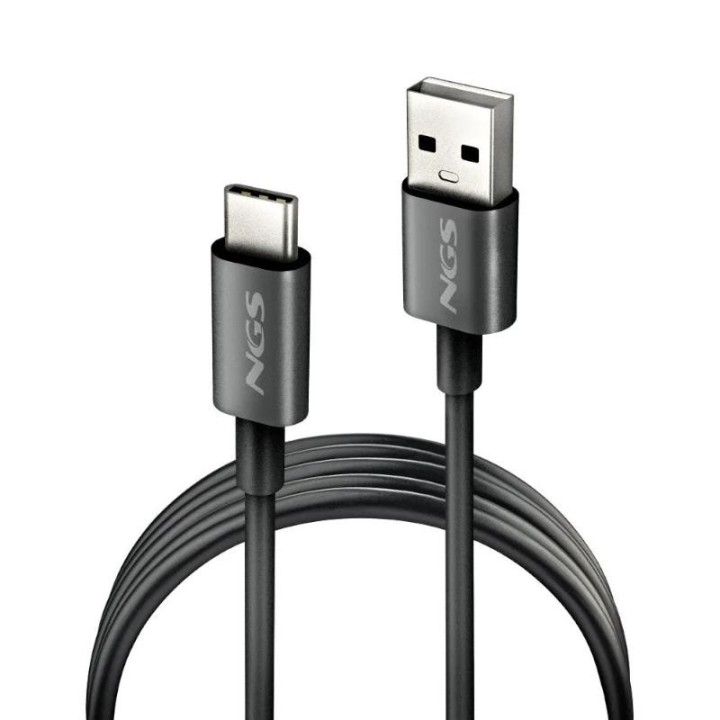 ngs cable carga rapida usb a a usb c 1m negro