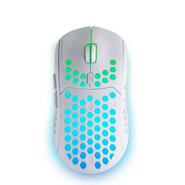 mars gaming raton inalambrico mmw3  79g  white