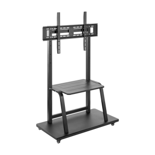 soporte suelo aisens eco ruedas bandeja dvd monitor/tv 150kg 37 100