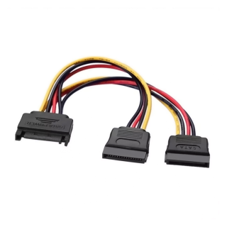 cable alimentacion aisens sata m 2xsata/h 20cm