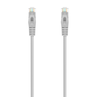 cable red aisens latiguillo rj45 lszh cat.6a utp awg24 30cm gris