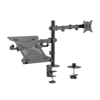 soporte monitor aisens mesa giratorio e inclinable portatil/monitor 9kg 17 32
