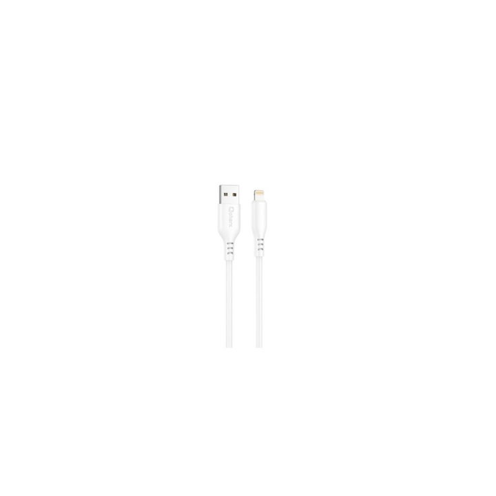 cable lightning qcharx tokio 1m 1m usb a lightning 3a blanco silicona