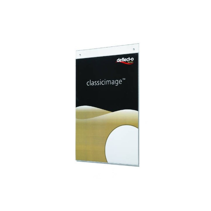 deflecto expositor de pared formato a5 vertical deflecto 47101