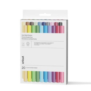 cricut cricut 2011824 marcador 20 pieza s  punta fina colores surtidos