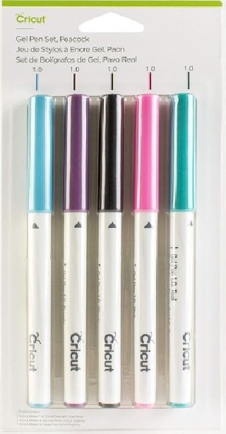 cricut cricut gel pen set peacock