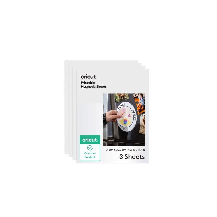 cricut cricut printable magnet sheets a4  3  white