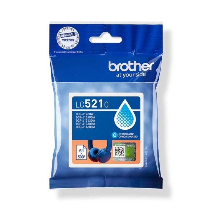 brother cartucho lc521c cian