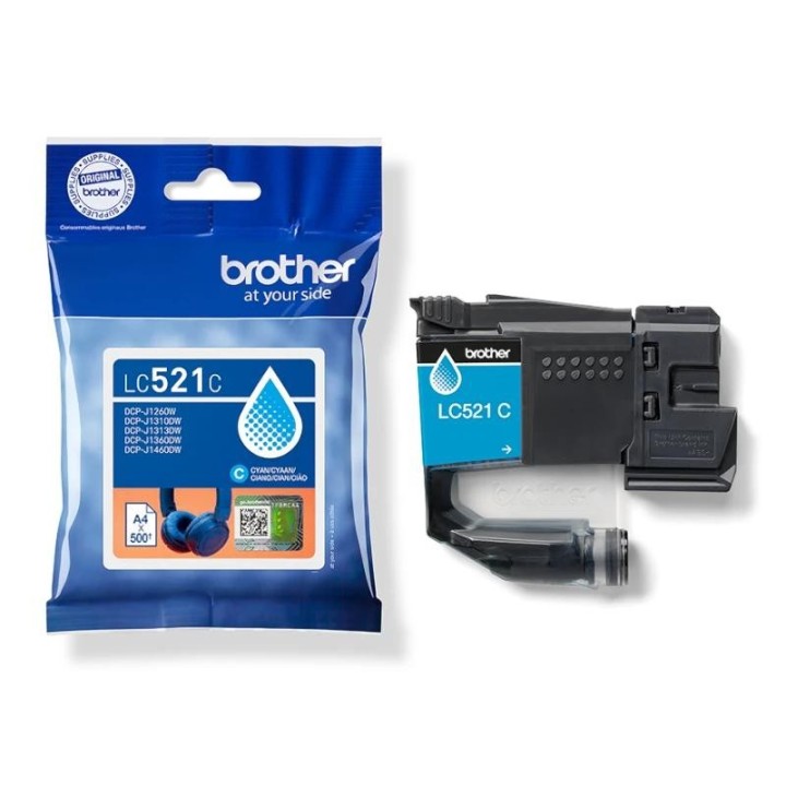 brother cartucho lc521c cian