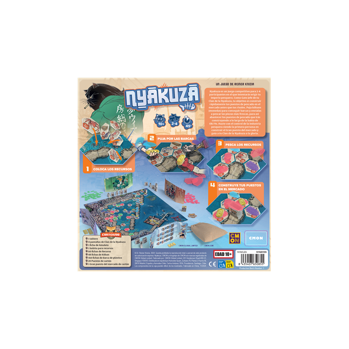 juegos juego de mesa nyakuza