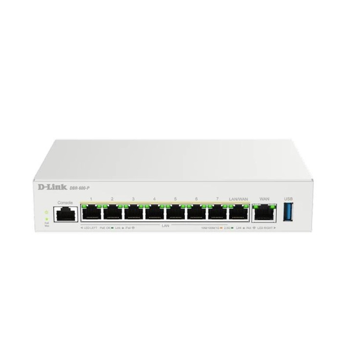 d link dbr 600 p router poe 9x2.5g 120w