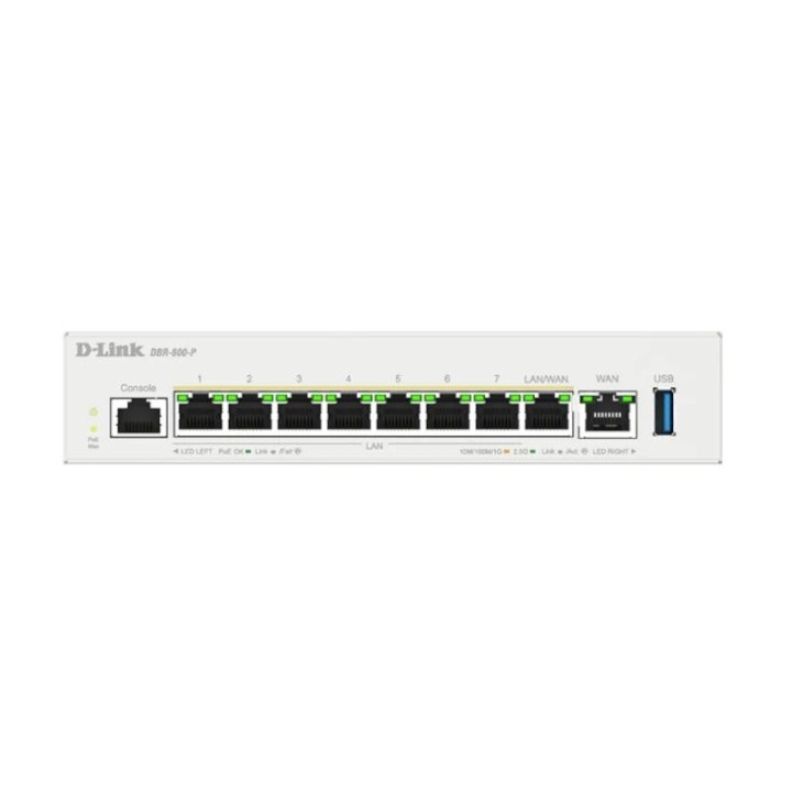 d link dbr 600 p router poe 9x2.5g 120w