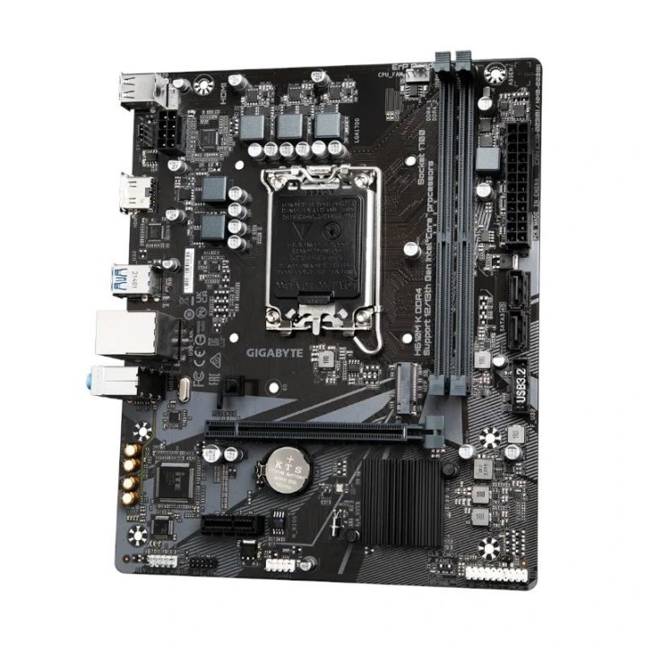 gigabyte placa base h610m k ddr4  matx 1700