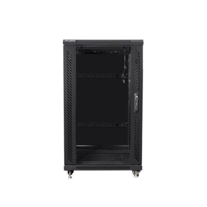 lanberg armario lanberg rack 19 pulgadas 22u 600x800 flat pack black negro
