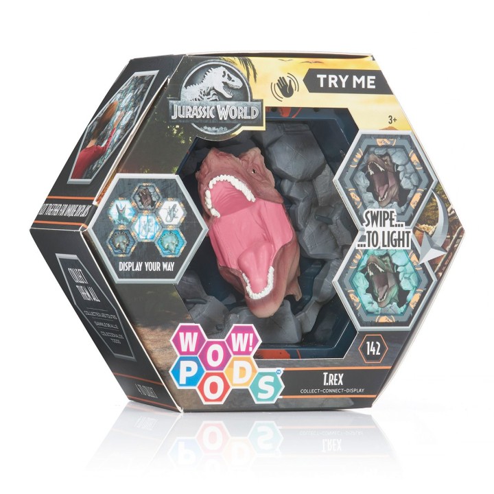 wow stuff figura wow pod jurassic world dominion t - rex
