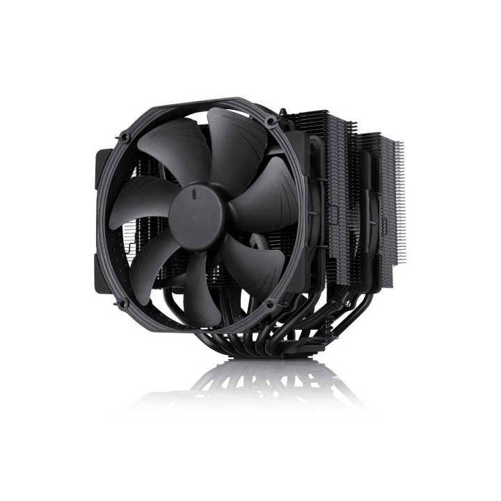 noctua noctua cooler cpu nh d15 chromax.black nh d15 ch.bk, 6 heatpipes dual tower, 2x nf a15 140mm