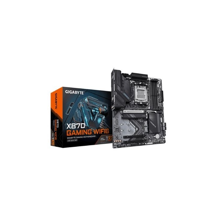 placa base gigabyte am5 x870 gaming wifi 6 atx 4xddr5 3xm.2 2xusb c 4xusb2.0 3xusb3.2 bt 5.3