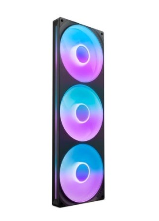 nzxt ventilador caja nzxt f420rgb core fan  single frame    black   rf u42hf b1