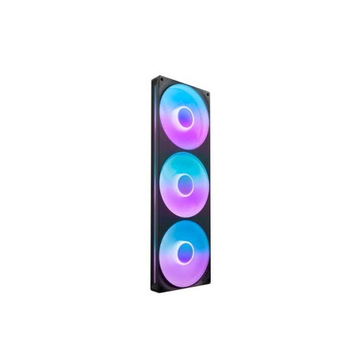 nzxt ventilador caja nzxt f420rgb core fan  single frame    black   rf u42hf b1